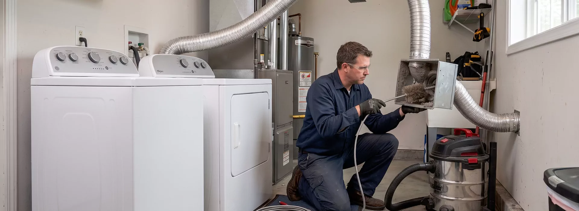Dryer Vent Booster Fan Cleaning Conroe, TX