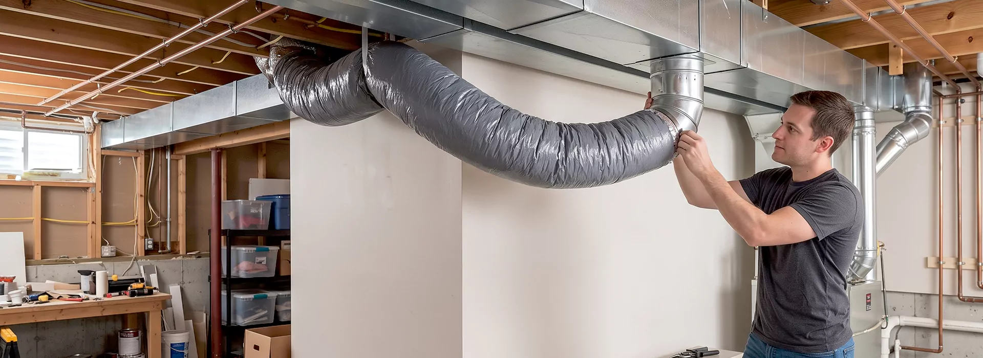 Dryer Vent Hose Installation in Conroe, Texas