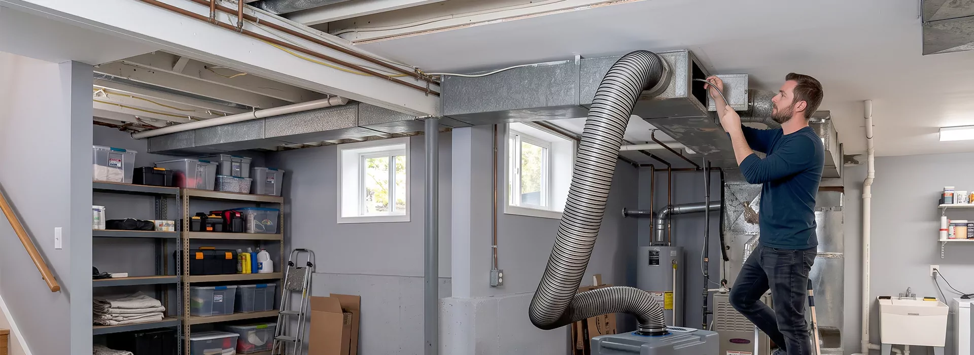 Negative Air Pressure Duct Cleaning Conroe, TX