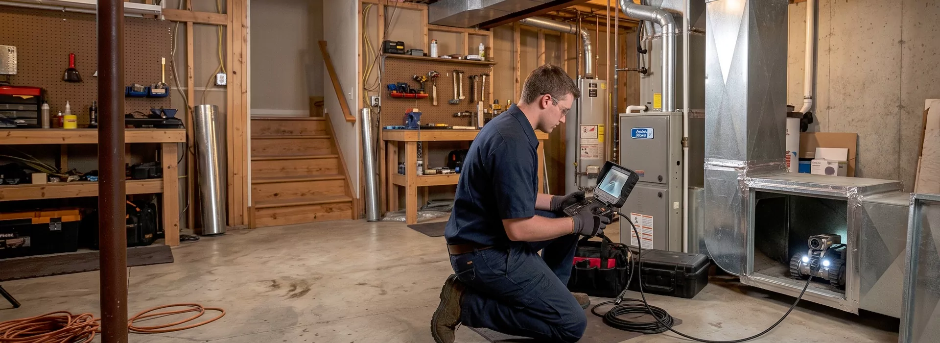 Robotic Duct Inspection Conroe, Texas