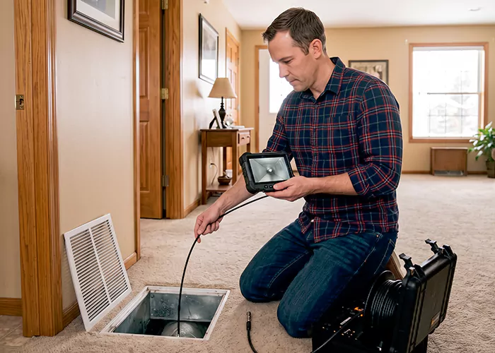 Certified Duct Camera Inspection Company in Conroe, TX