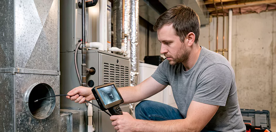 Air Duct Camera Inspection in Conroe, TX
