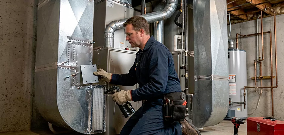 Supply and Return Plenum Repair in Conroe