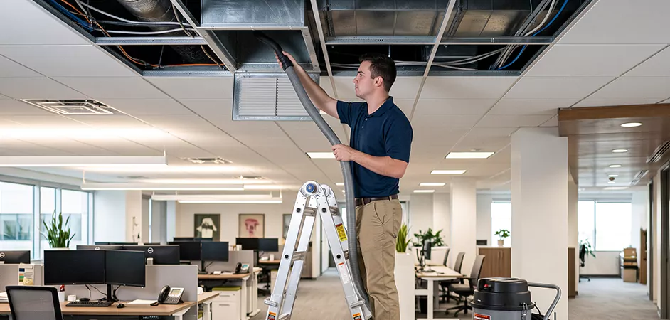 Restaurant Dining Room Duct Cleaning in Conroe