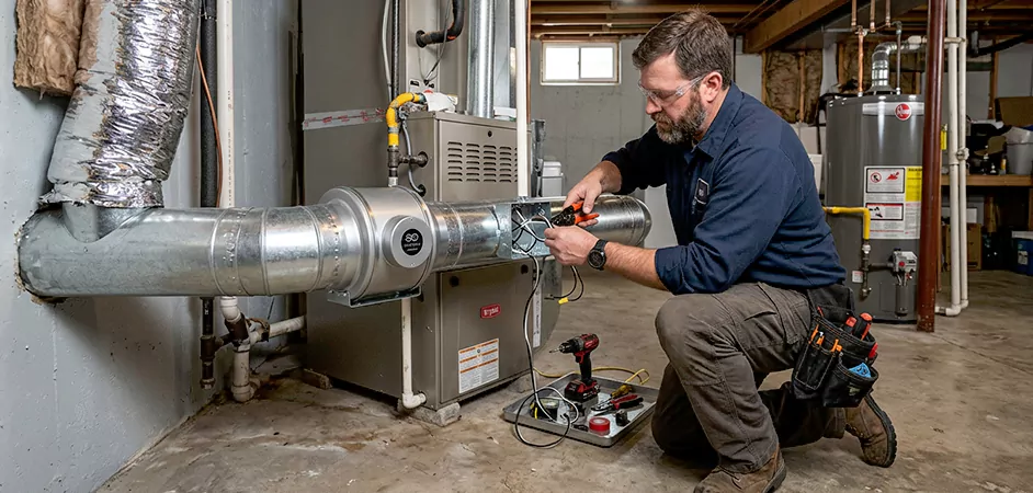 Booster Fan Installation in Conroe