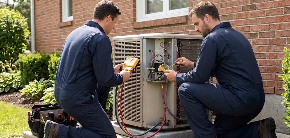 Heat Pump Inspection in Conroe
