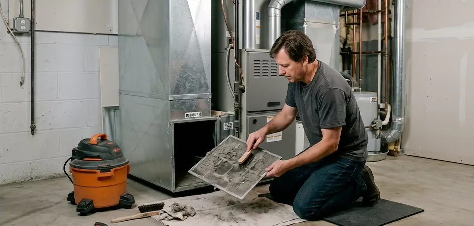 Dryer Lint Trap Maintenance in Conroe